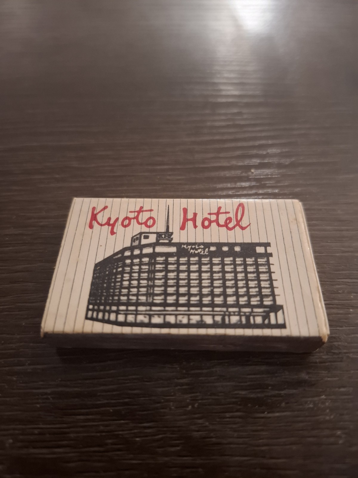 Vintage Kyoto Hotel Japan Matchbox Japanese Hotel Advertising Kyoto