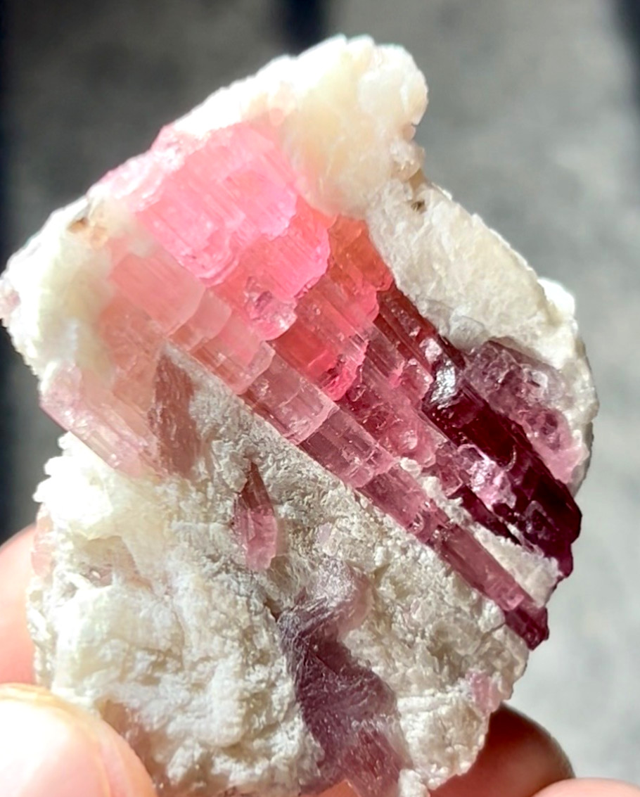 320 Carats Pink Tourmaline Crystal Bunch Specimen from Afghanistan