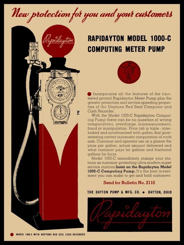 1934 Dayton Pump & Mfg. Co. NEW Metal Sign: 12x16\