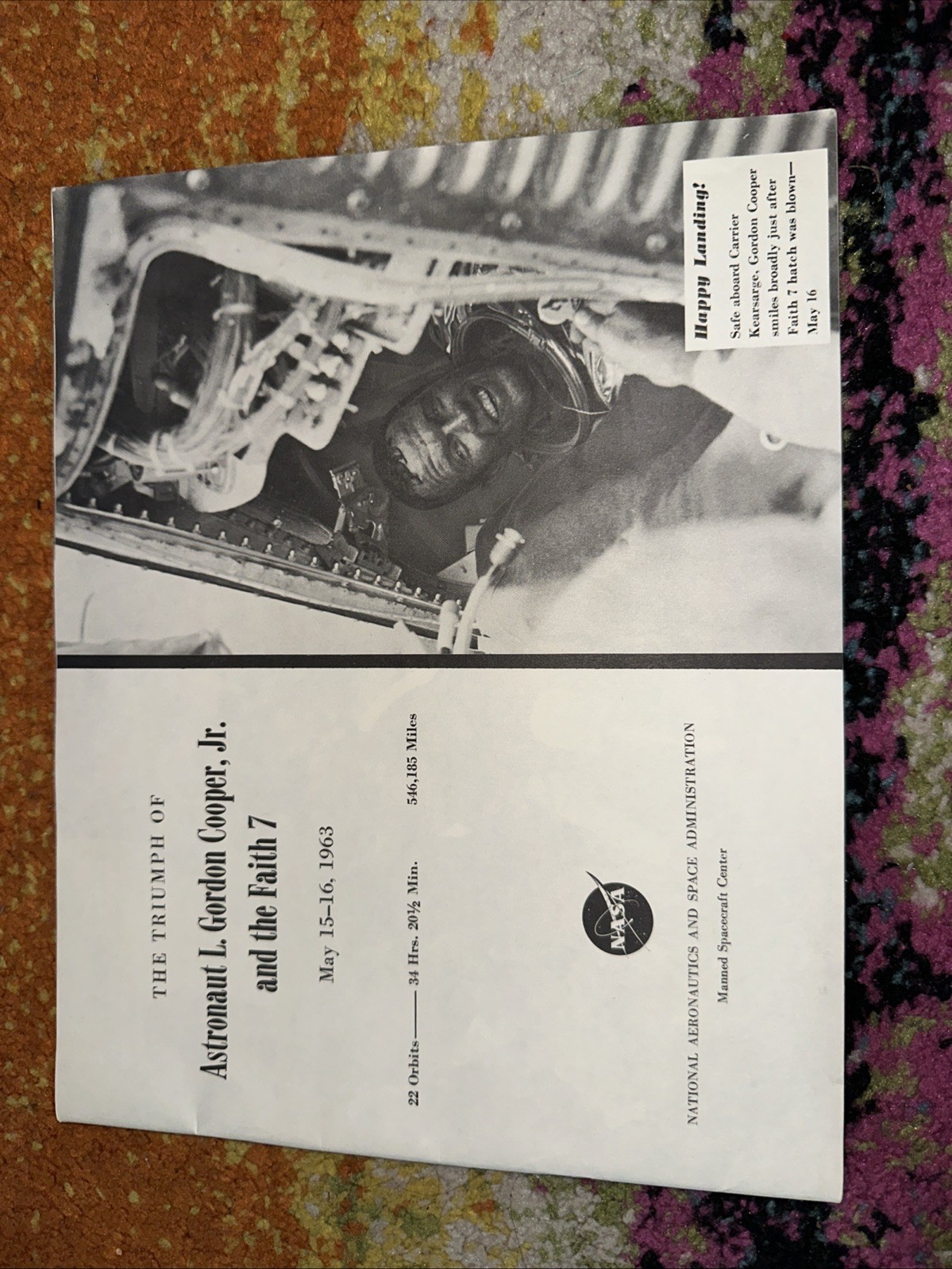 The Triumph L. Gordon Cooper Jr And The Faith 7 Booklet