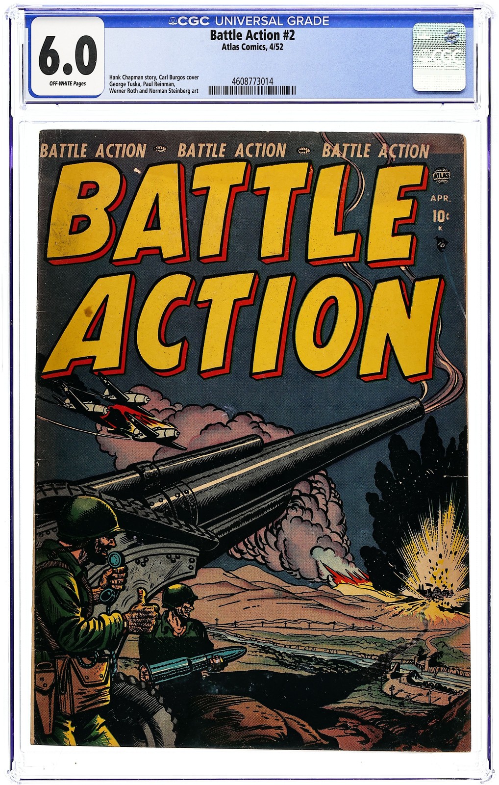 Battle Action #2 CGC 6.0 1952 4608773014