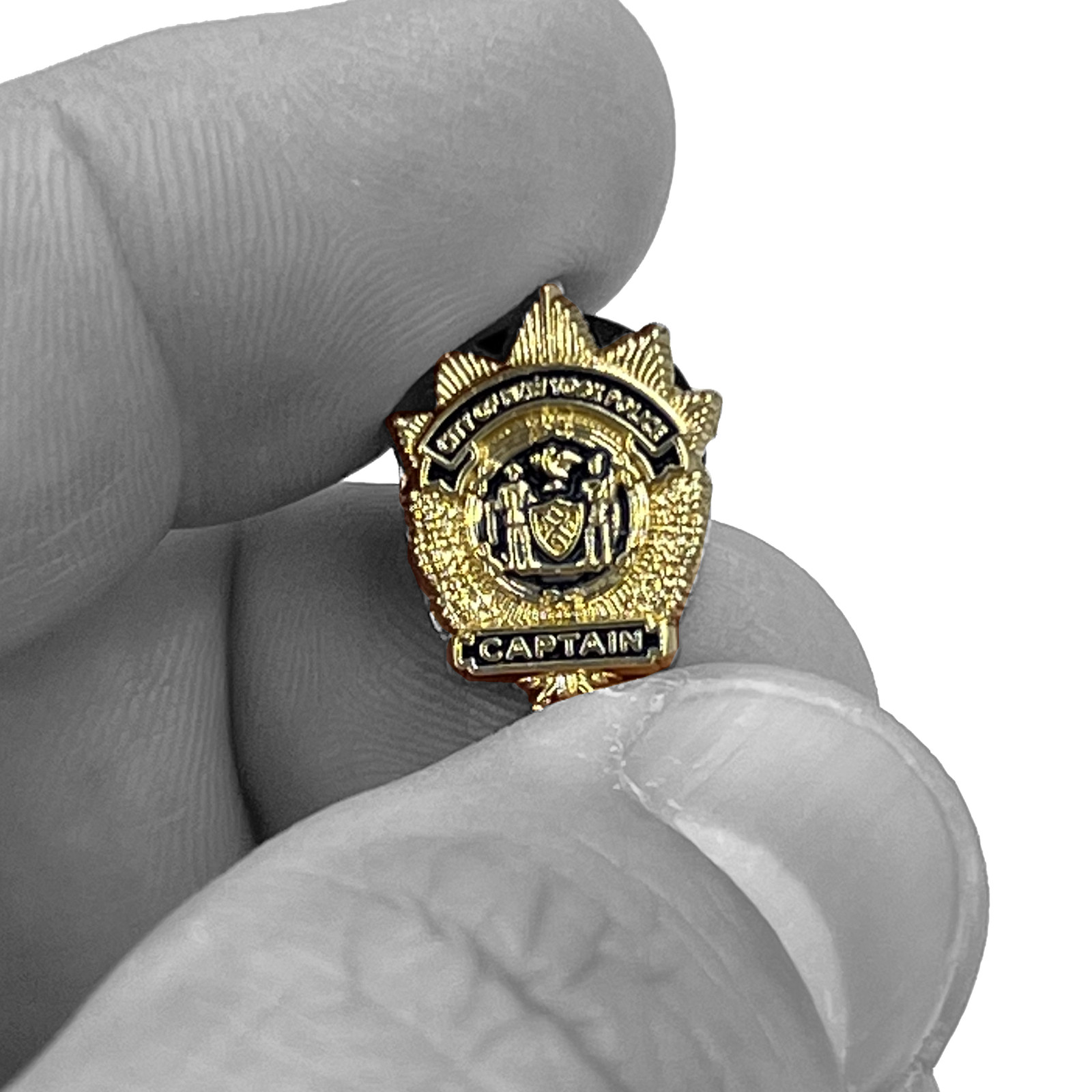 PBX-004-B NYPD Captain New York City Police Department Lapel Pin