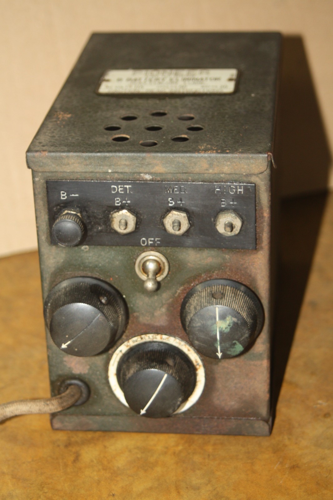 Vintage Pioneer 5258 Model B Battery-Eliminator - Antique Radios -Parts -Repair