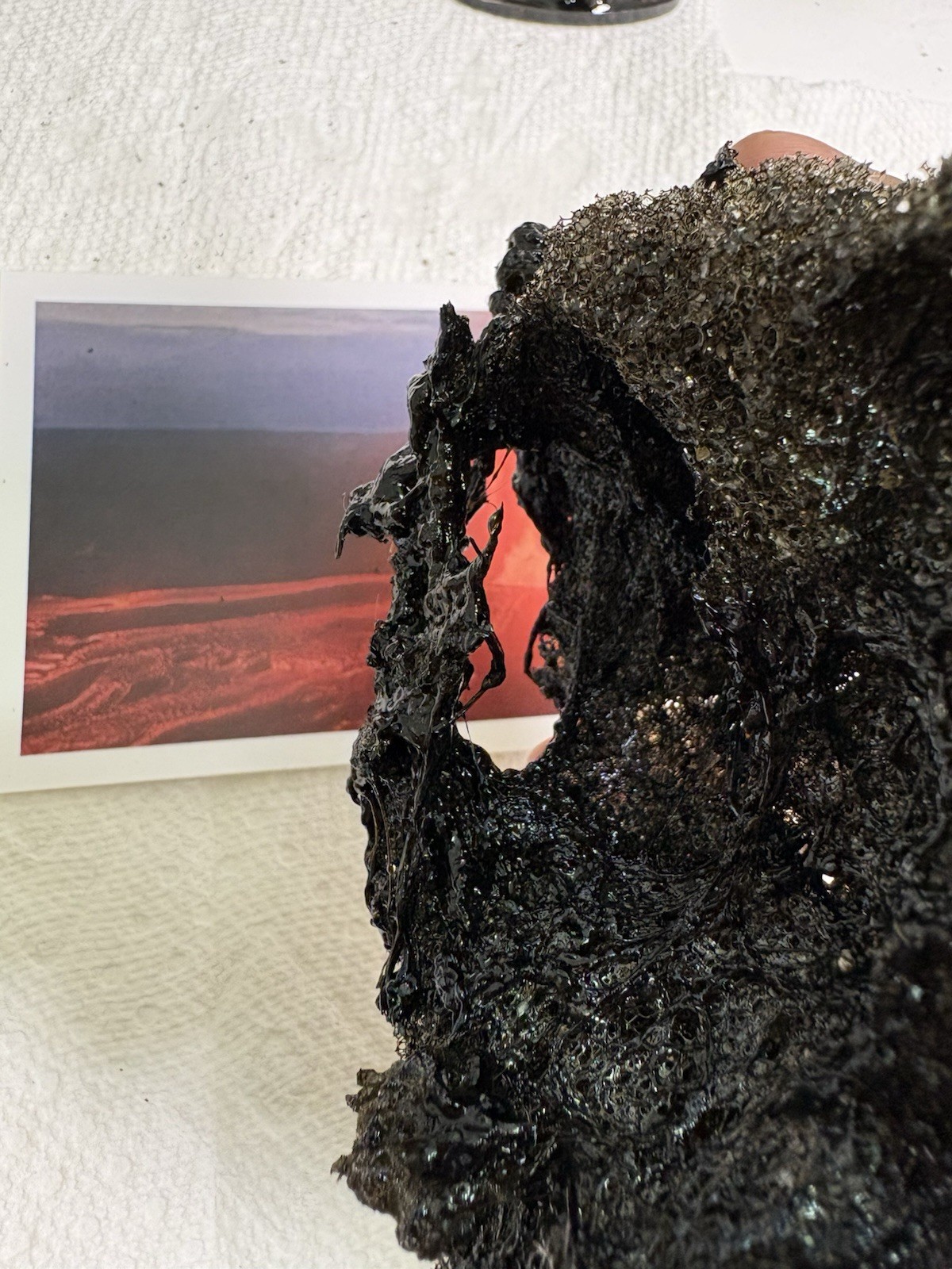 Volcanic  Tephra Volcano Village Golf Course, March 10, 2026 (treated Resin )