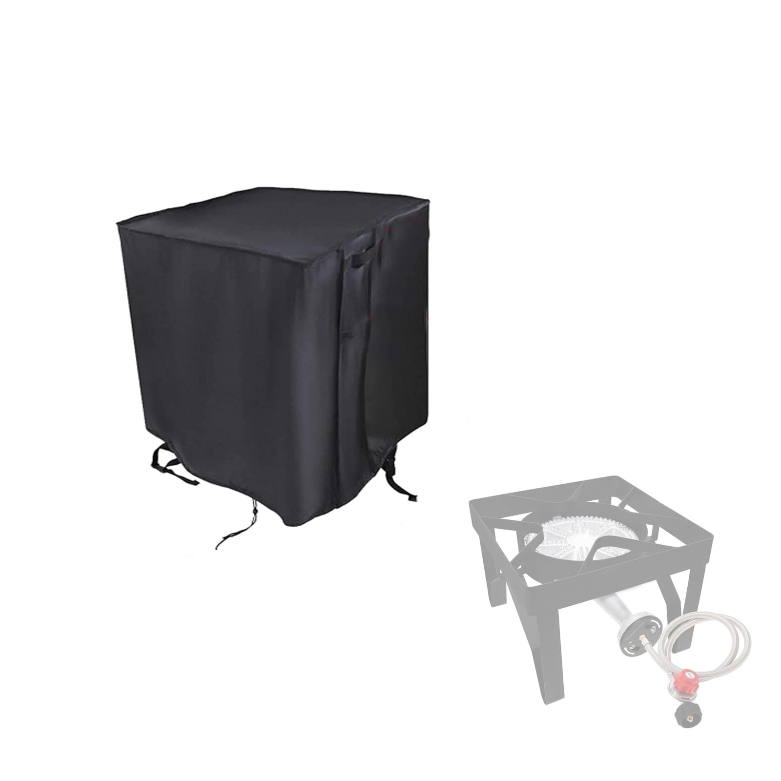 Outdoor Single Burner Stove Cover for GasOne 200K BTU Propane Burner, Waterpr...