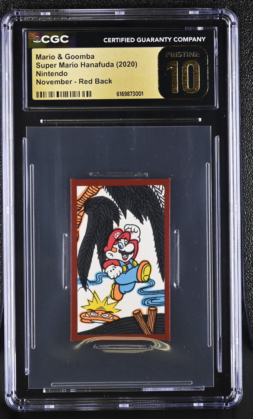 2020 SUPER MARIO HANAFUDA MARIO & GOOMBA CGC 10 PRISTINE RED BACK