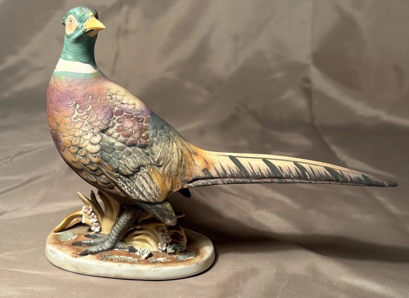 Lefton China Pheasant Figurine Hand Painted #KW769