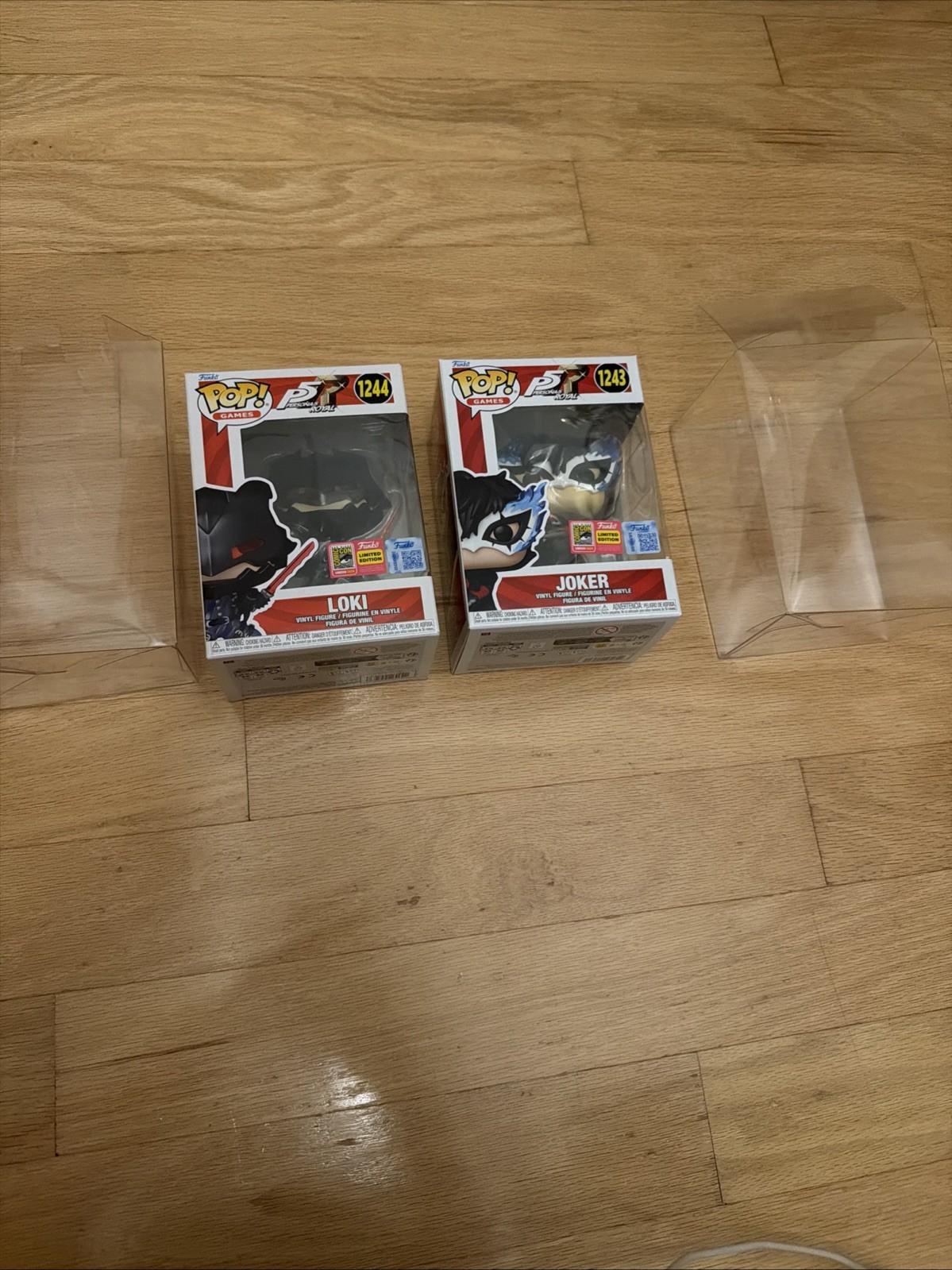 SDCC 2026 Funko Pop Persona 5 Royal #1244 And #1243 Loki And Joker Vinyl Figure