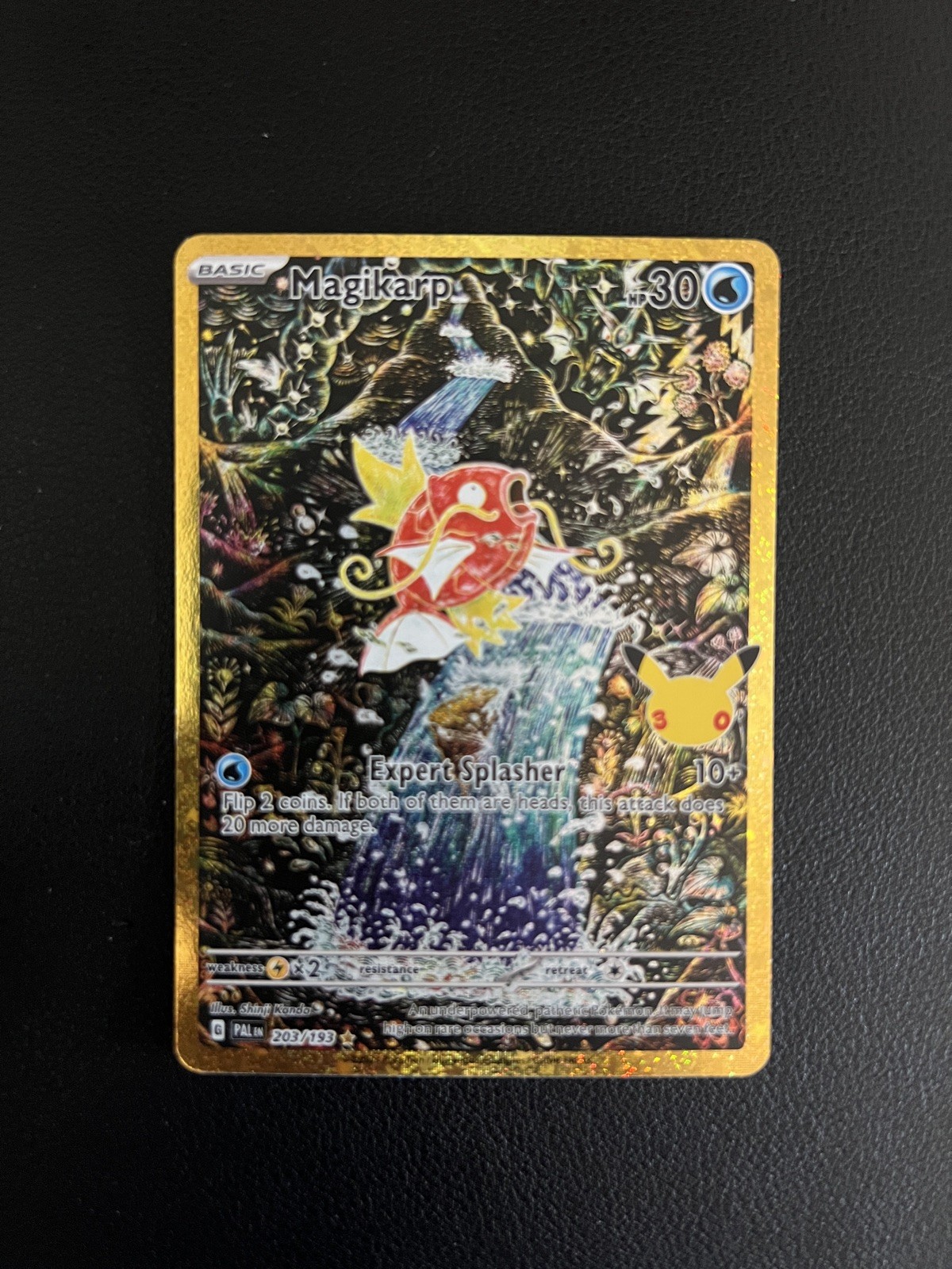 Pokemon Magikarp 203/193 30th Celebration Classic Collection Illustration