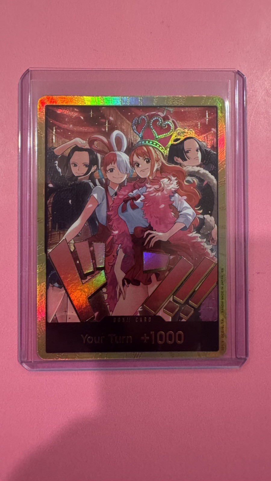 ONE PIECE Card Game 5X Gold Don Nami Boa Hancock Heroines Special Set English 