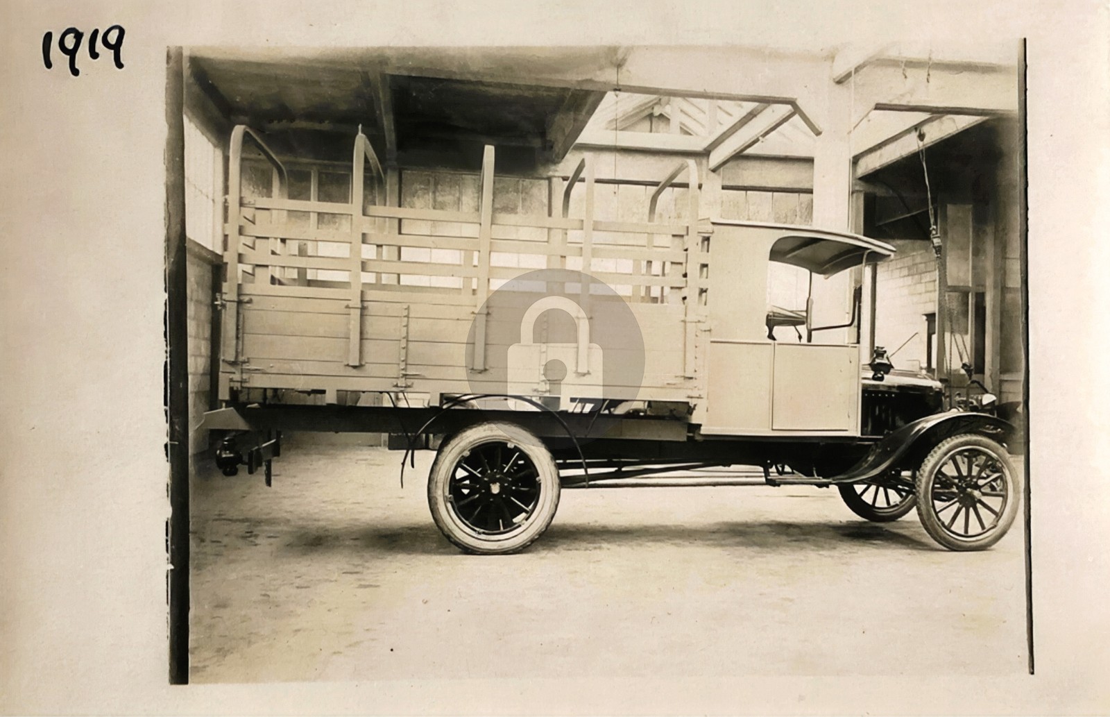 Truck 1919 RPPC Photo Postcard COPY