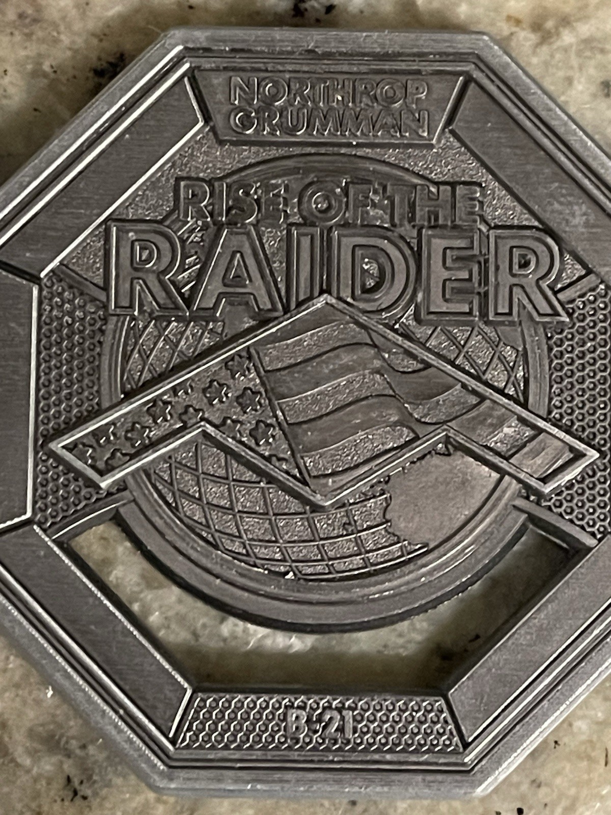Northrop Grumman ATDC Special Programs Groom Lake Area 51 Challenge Coin 2015