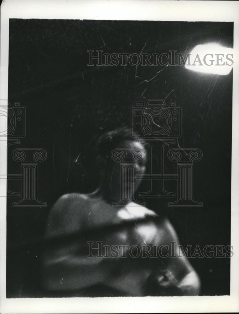 1935 Press Photo Boxer Max Baer in a boxing ring - net22694
