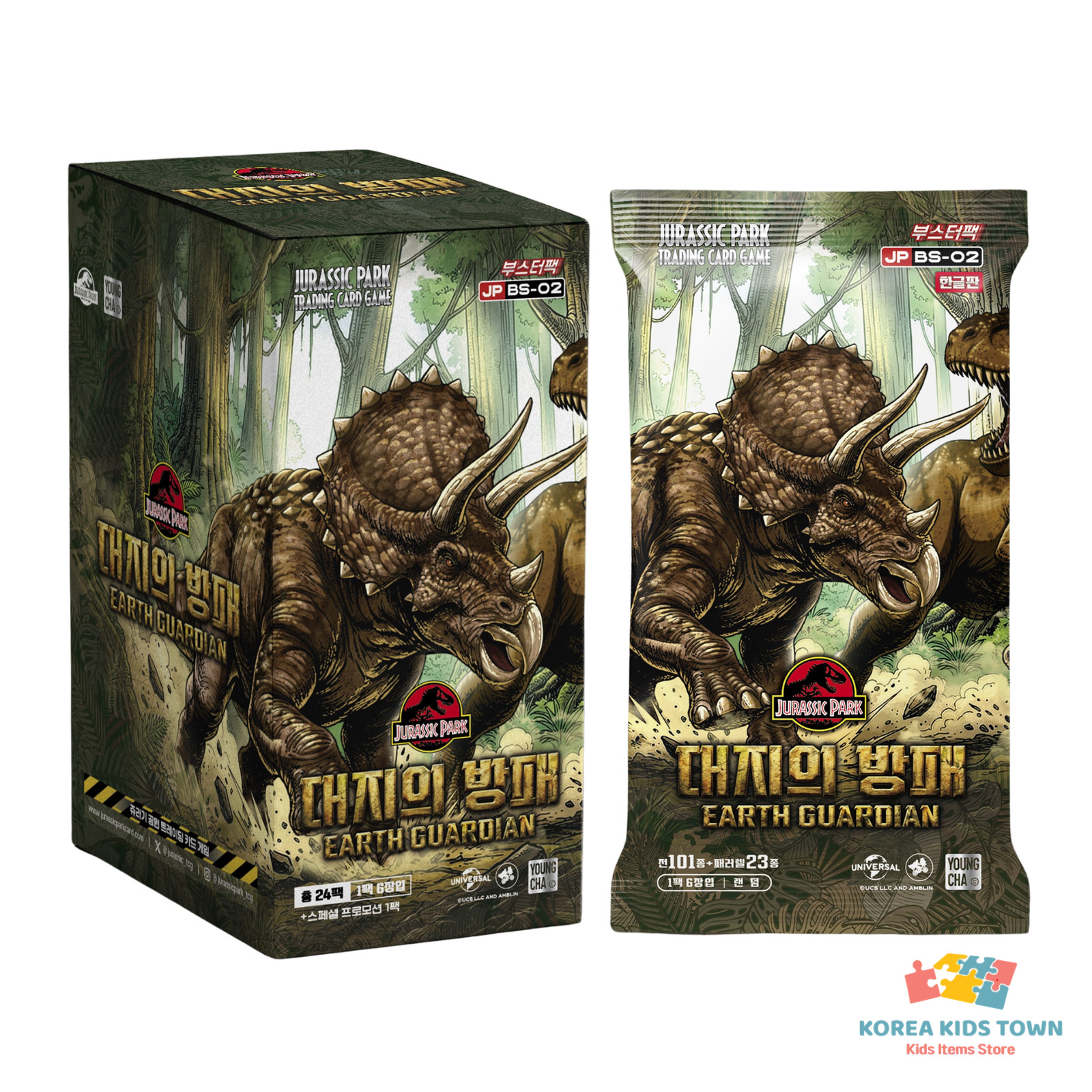 Official Licensed Jurassic Park TCG EARTH GUARDIAN Booster Box BS-02