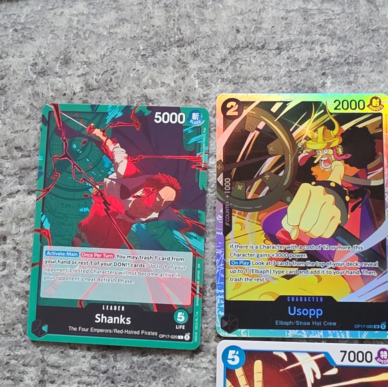 Bandai One Piece Card Game OP-11 14-Card Lot English Shanks Zoro Kaido