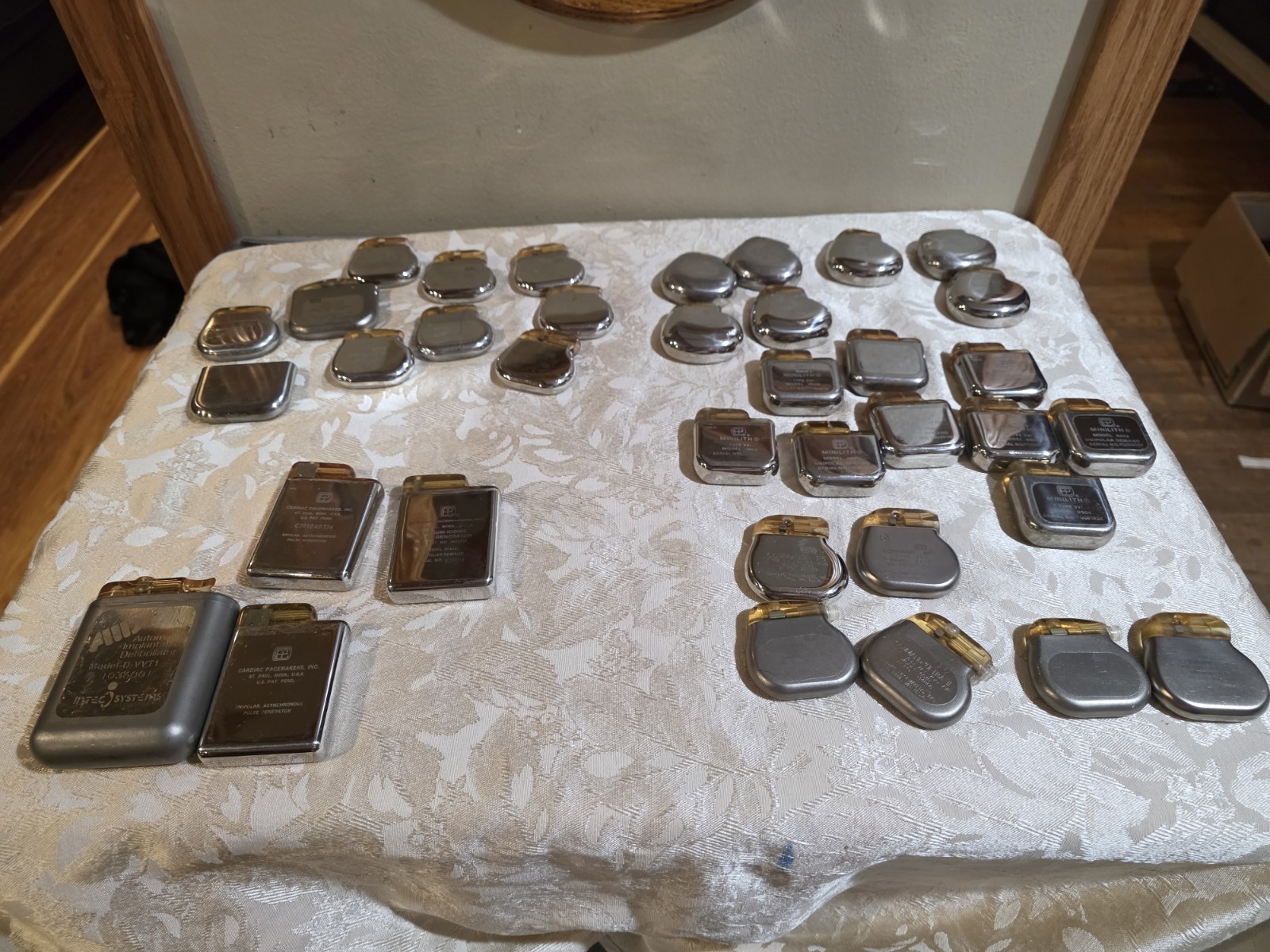 Large Lot of 34 Vintage Cardiac Pacemakers Historical ( Not For Human Use)