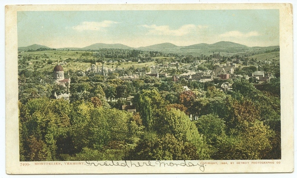 Montpelier Vt 1904 Antique Postcard Vermont Undivided Back