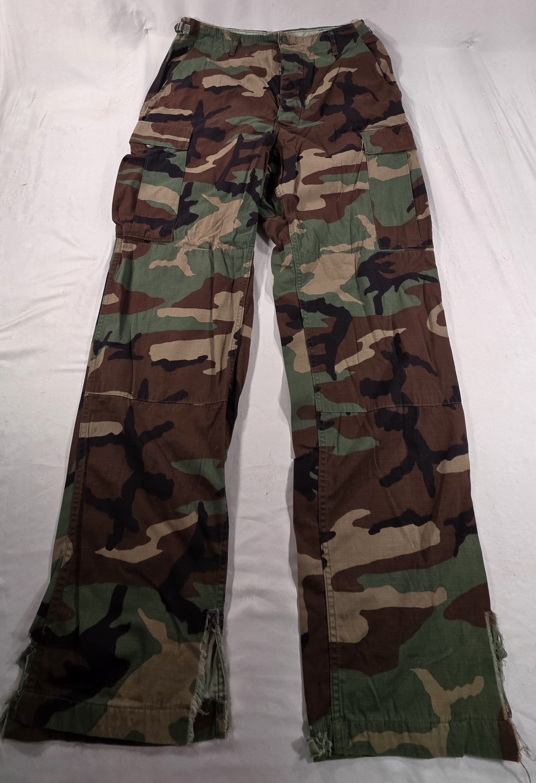 Vintage 1995 US Army M81 Woodland Camo BDU Cargo Pants Medium Long NYCO Ripstop