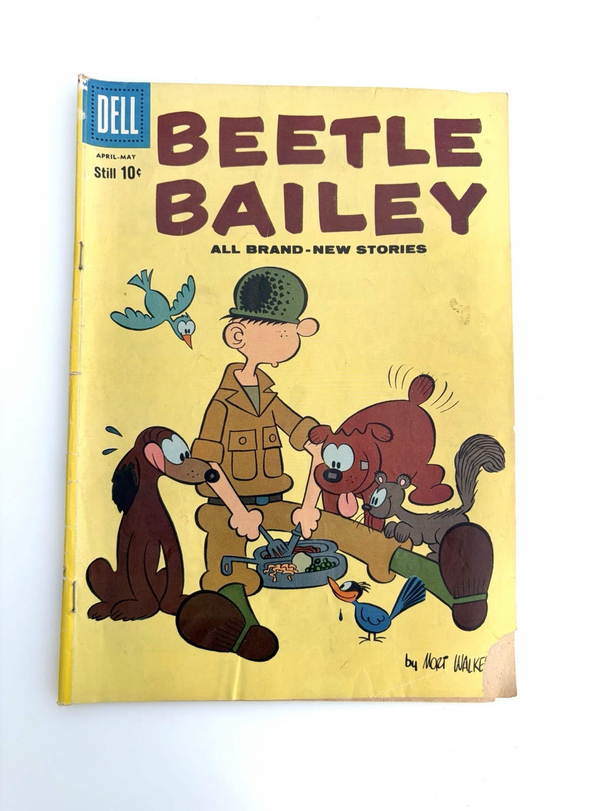 Vintage Beetle Bailey #26 Comic Book (Dell Comics, 1960) Silver Age 10c Raw Vintage Beetle Bailey #26 Comic Book (Dell Comics, 1960) Silver Age 10c Raw
