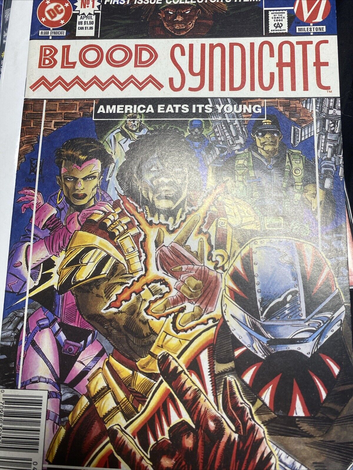 DC MILESTONE COMICS BLOOD SYNDICATE #1 FIRST ISSUE COLLECTOR\'S ITEM