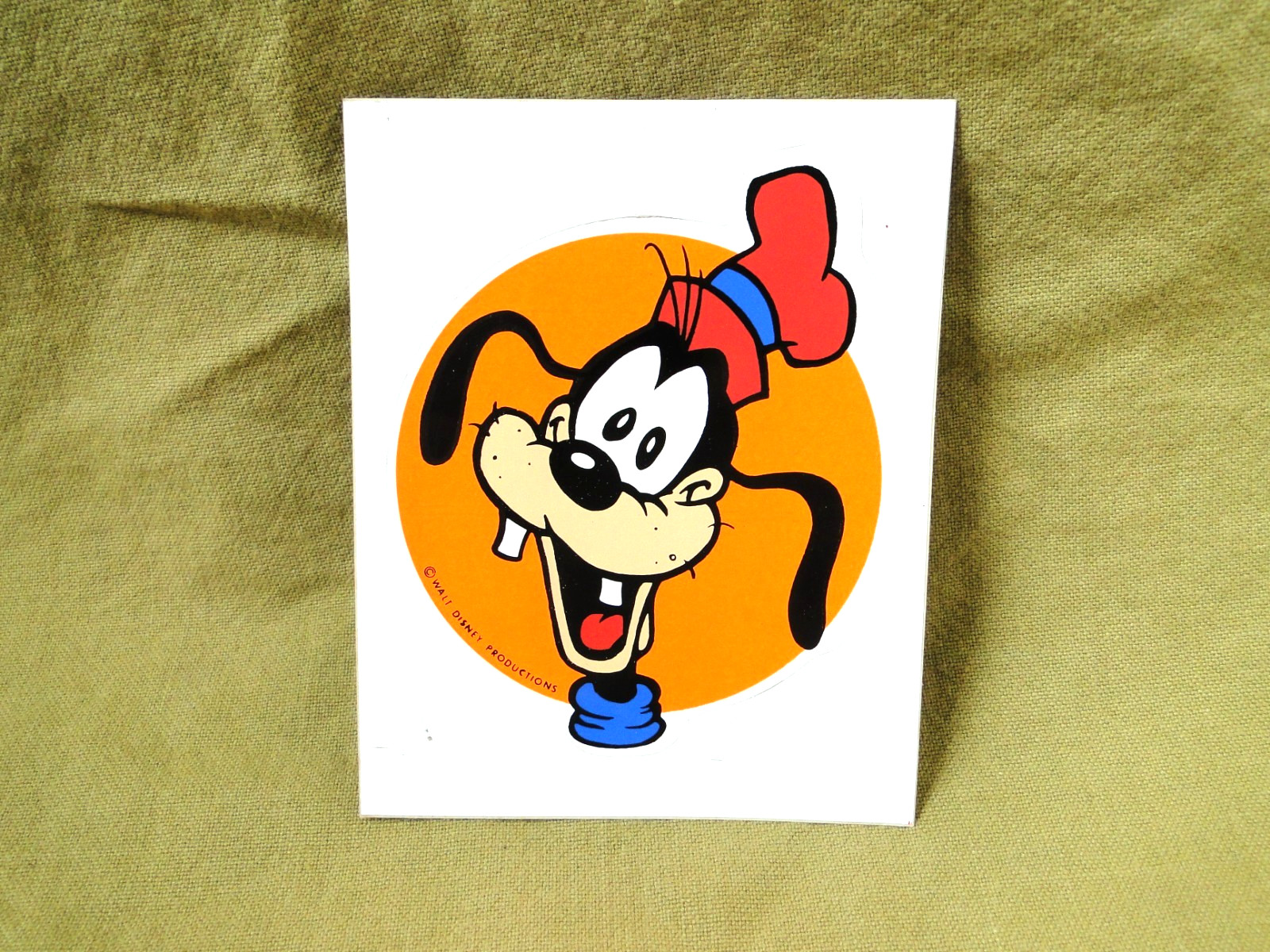 Vintage Disney Goofy Sticker