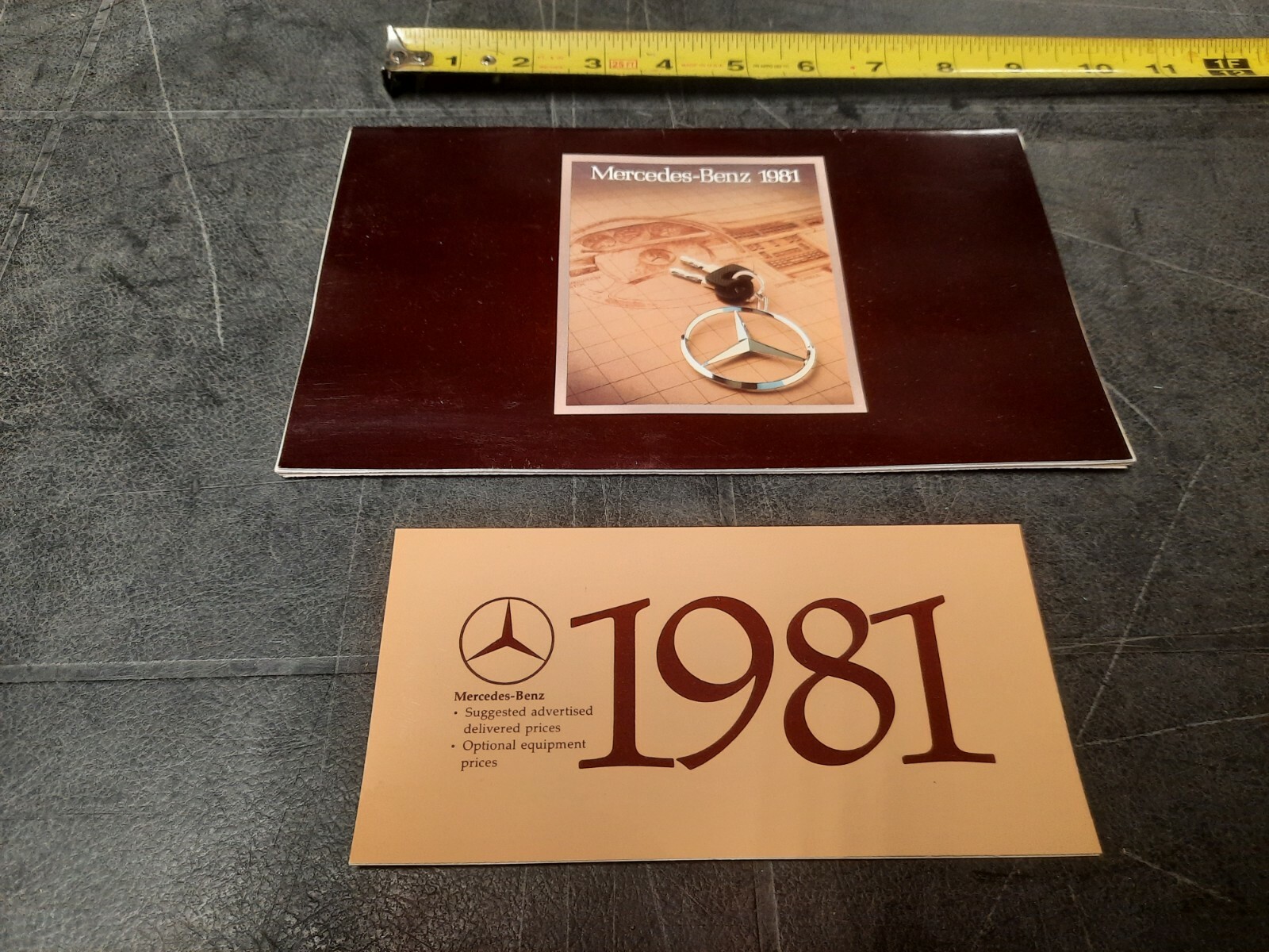 Original 1981 Mercedes Benz Full Line Sales Brochure 81 240D 300D 380SL 380SLC 