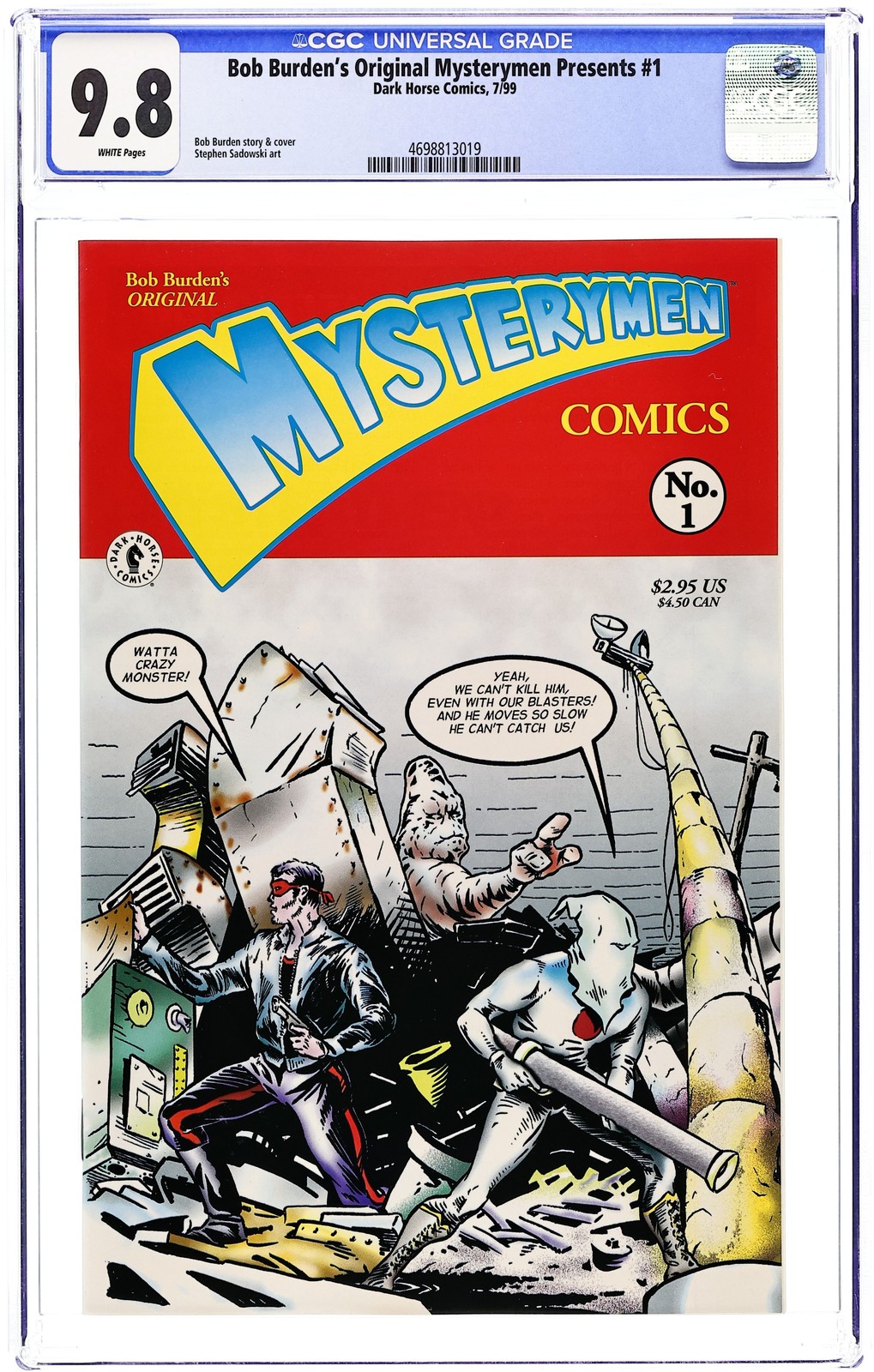 Original Mysterymen #1 CGC 9.8 1999 4698813019