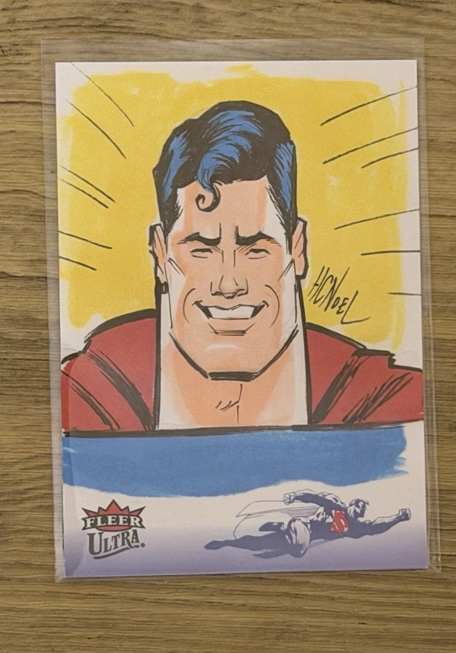 2025 Fleer Ultra 1/1 Superman Sketch card Howie Noel Original Art RARE