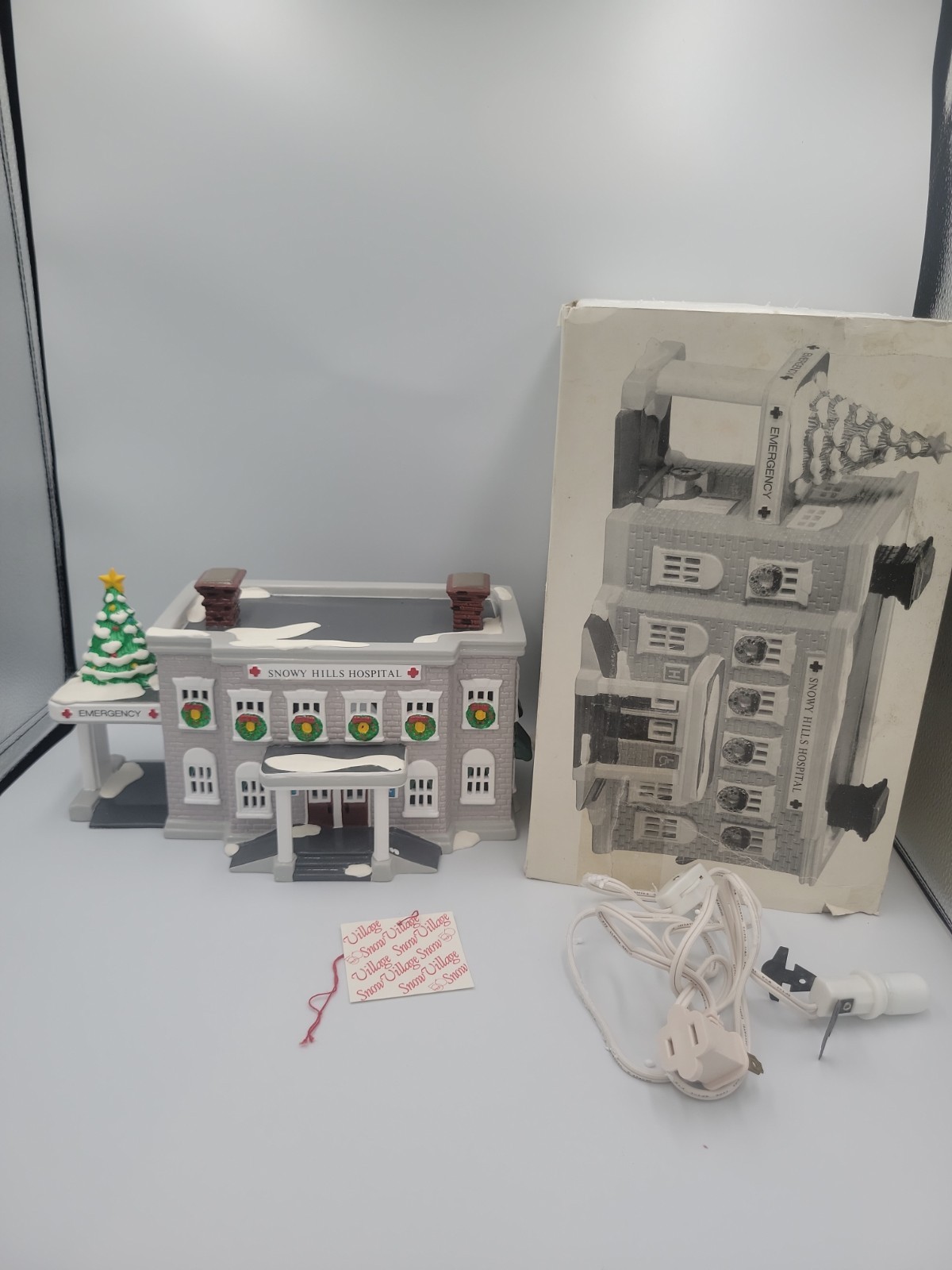 Department 56 The Original Snow Village Christmas Snowy Hills Hospital 54488