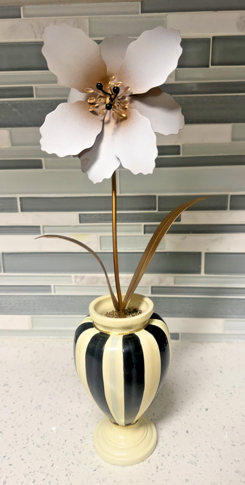 Mackenzie Childs Marquee Potted Star Flower Mackenzie Childs Marquee Potted Star Flower