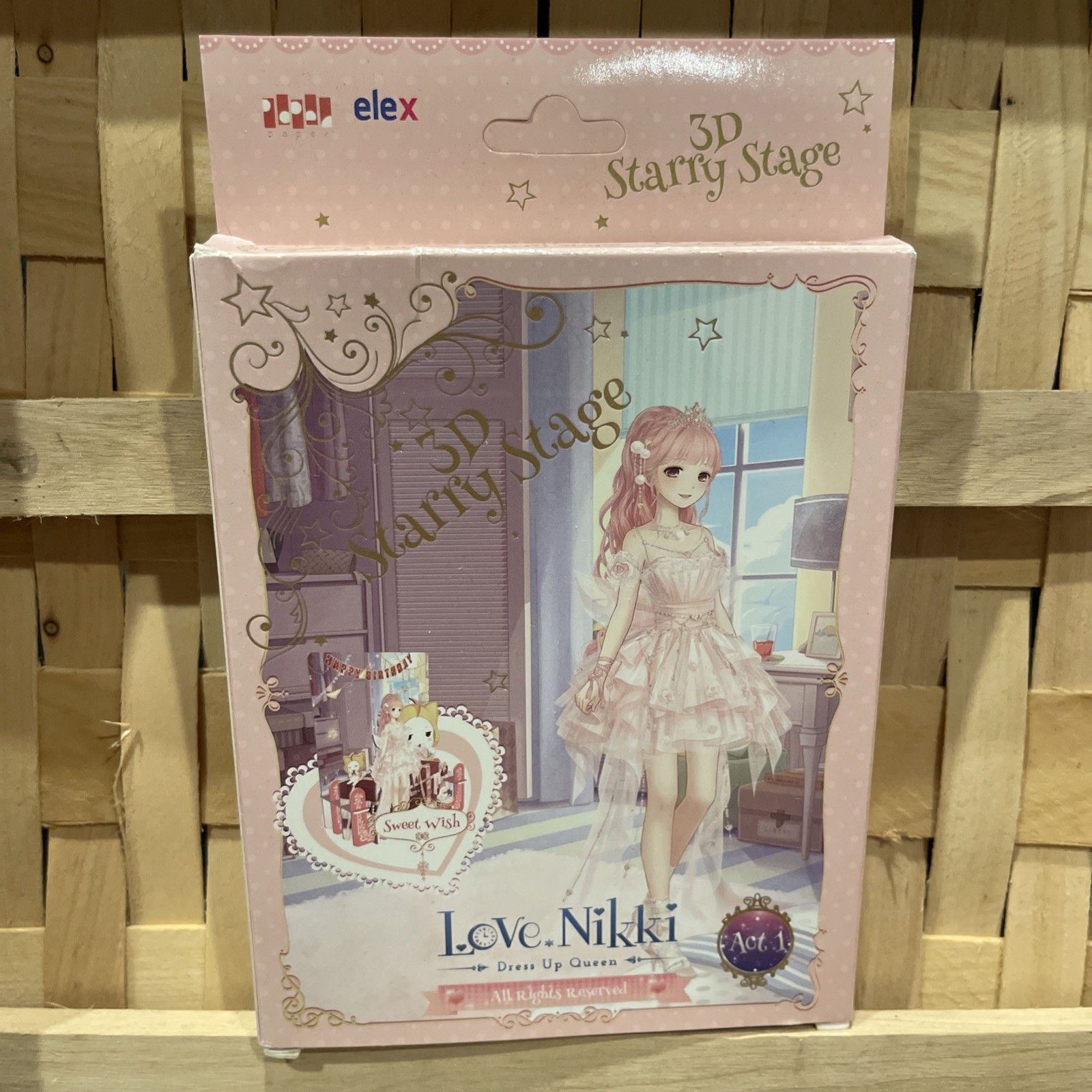 Love Nikki Dress Up Queen 3D Starry Stage Momo Sweet Wish Act 1 Cute Pop Up Card