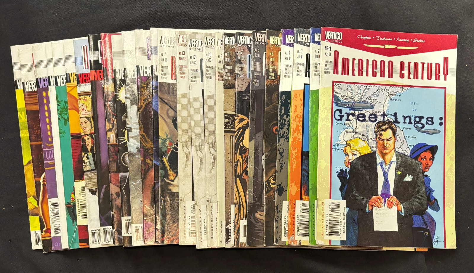 2001 DC Vertigo American Century #1-27 Near Complete Run (No #11) Howard Chaykin