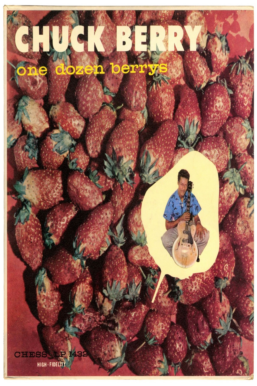 🎸 Chuck Berry \'One Dozen Berrys\' Album Poster - Retro Rock & Roll Style -