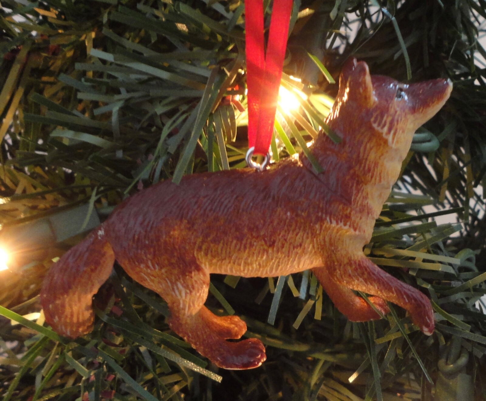 Fox Custom Wild Animal Christmas Ornament