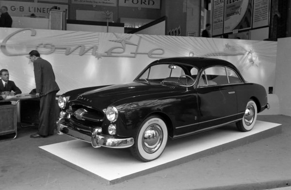 Ford Comete coupe 1951 Advertising Motor Show Car Old Photo 1