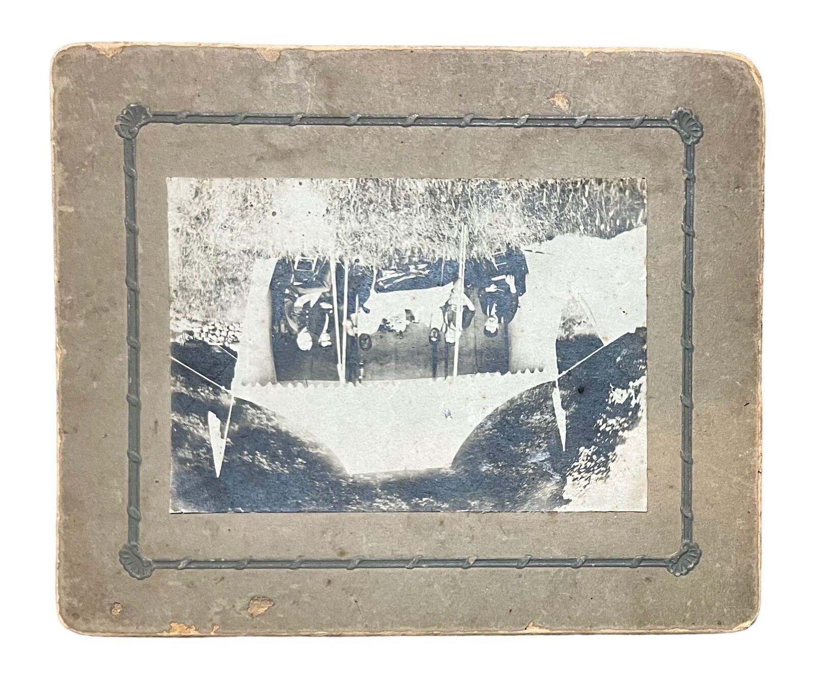 Antique 1890's Hart's Point Galway New York 1st Division Cabinet Photo Early