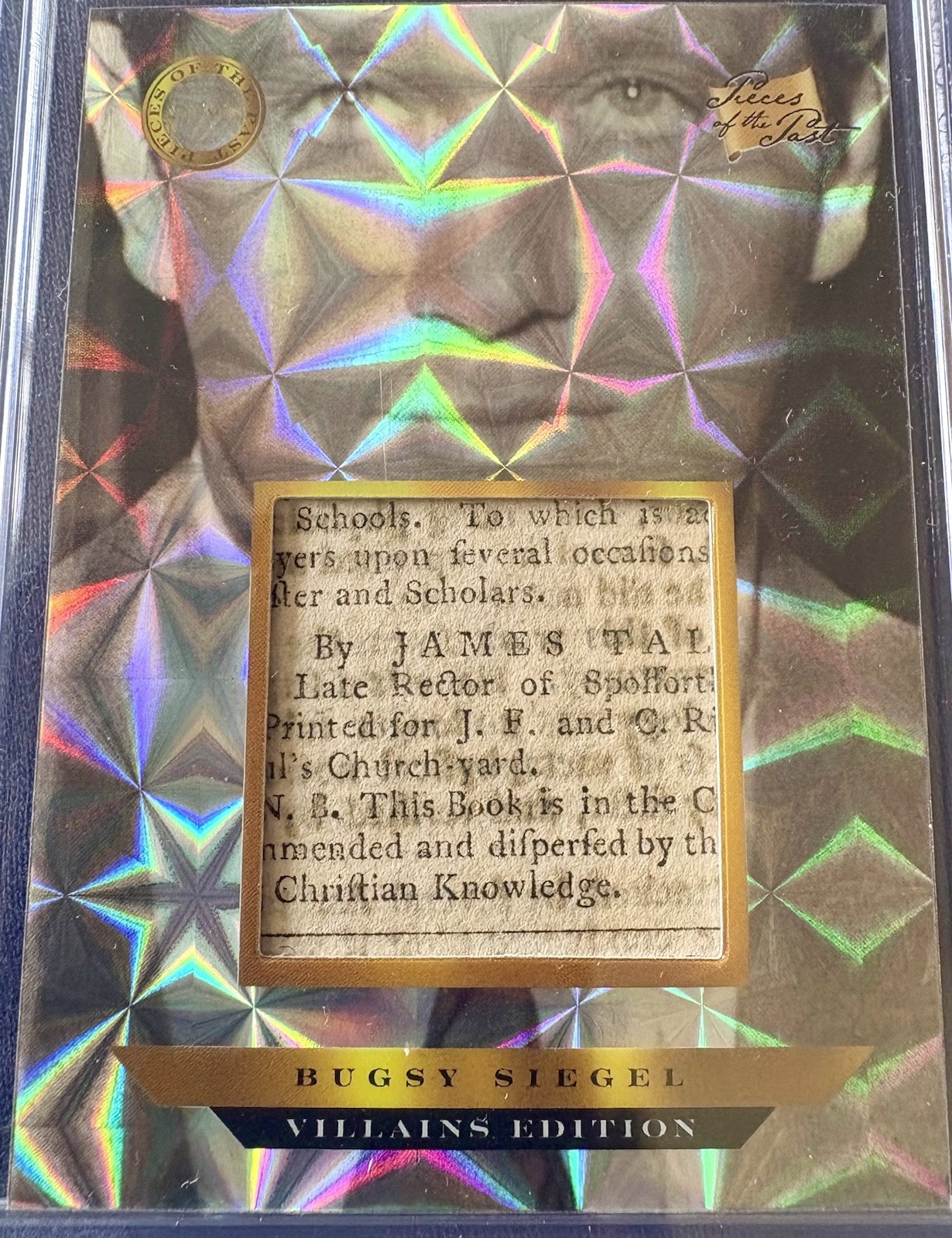 BUGSY SIEGEL 1/1 RELIC•HOLY GRAIL PIECE • YOU’LL NEVER SEE ANOTHER•MUSEUM LEVEL