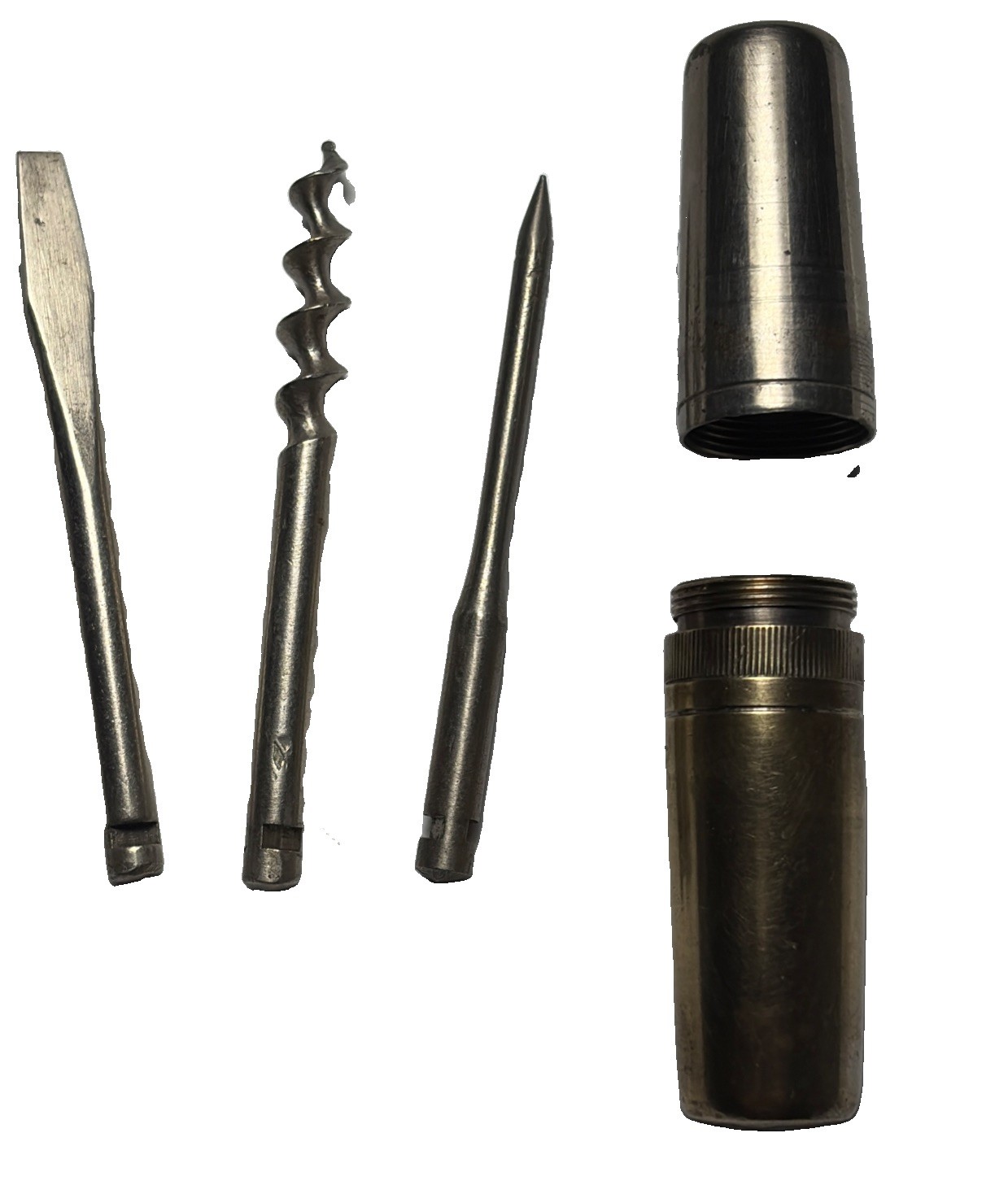 Vintage/Antique Compact Interchangeable Screwdriver Tool Set Germany 