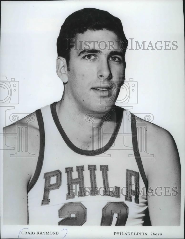 1969 Press Photo Philadelphia 76ers' basketball player Craig Raymond - mjt07356