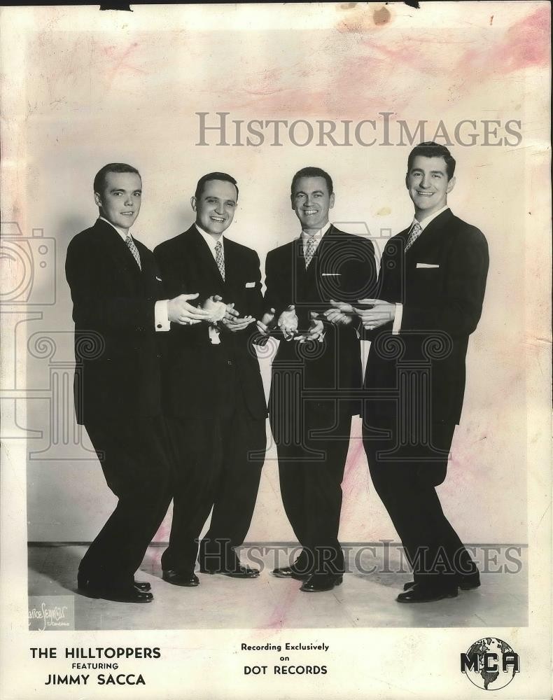 1959 Press Photo The Hilltoppers appearing at Fazio's on Fifth, Milwaukee