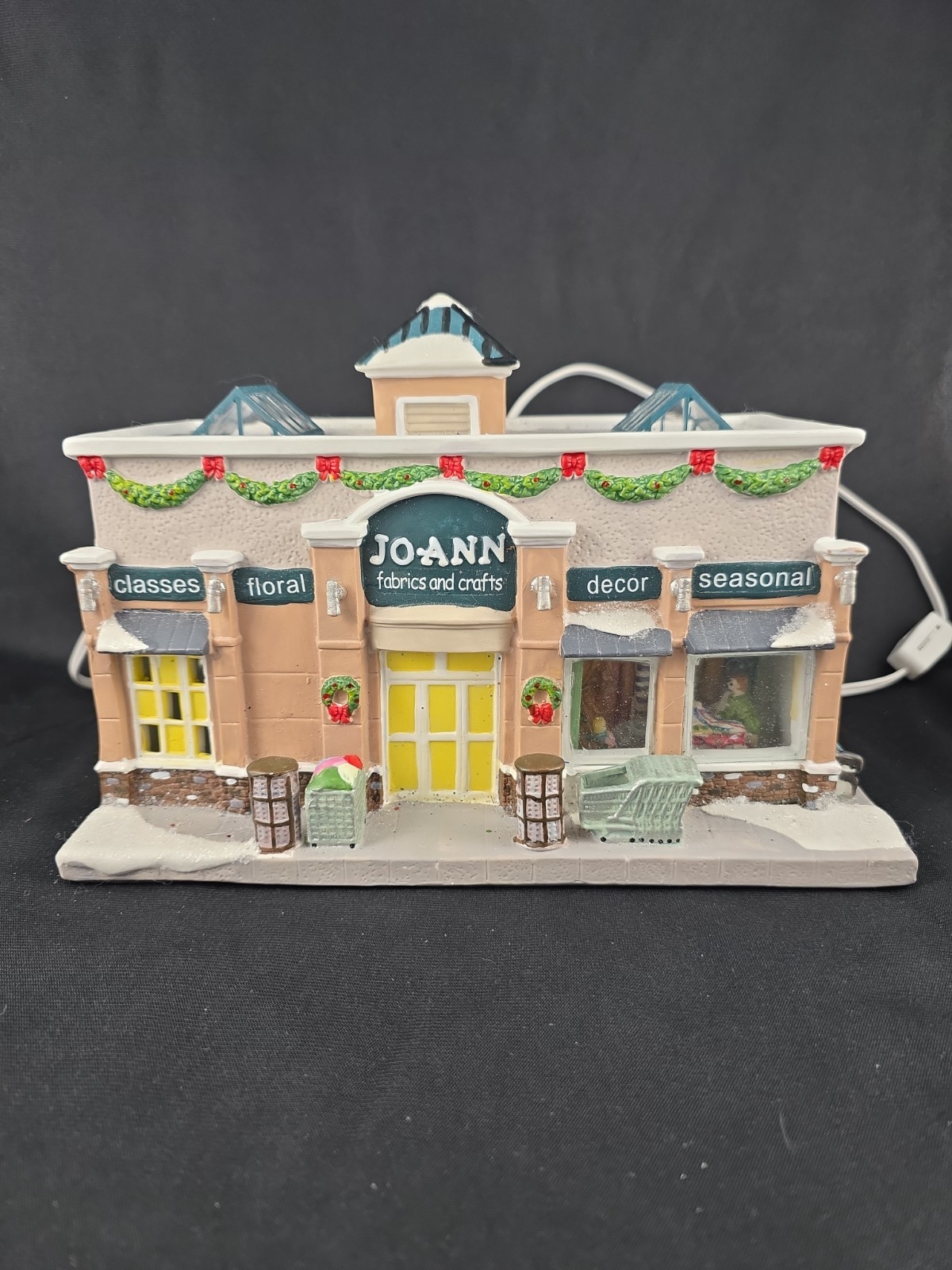 Holiday Inspirations Jo-Ann Fabrics and Craft Store Light-Up Illuminated Village