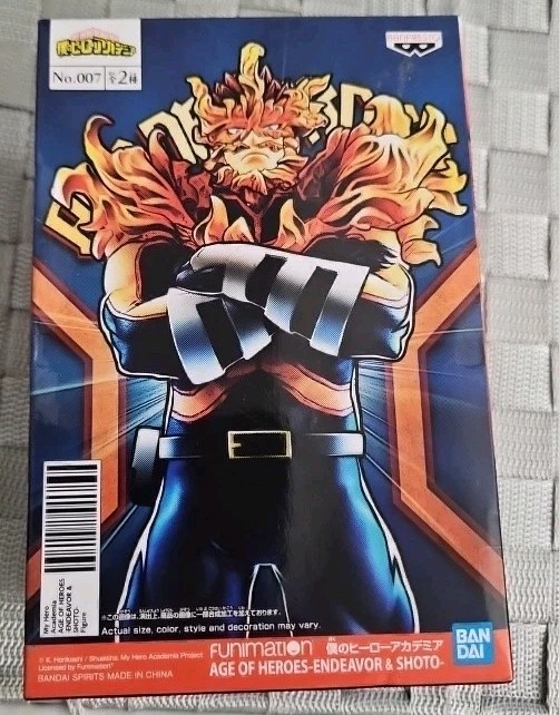 My Hero Academia Age Of Heroes Endeavor Figure NEW In Box never Taken Out My Hero Academia Age Of Heroes Endeavor Figure NEW In Box never Taken Out
