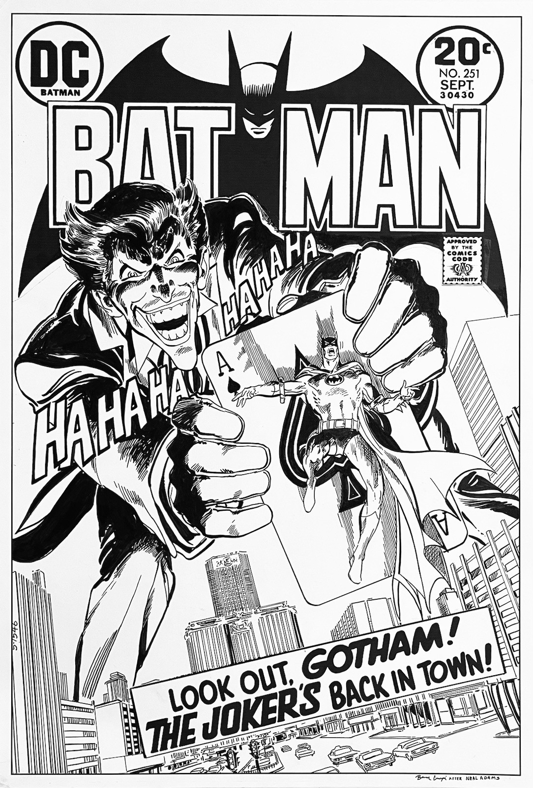 Batman #251 Cover Recreation 
