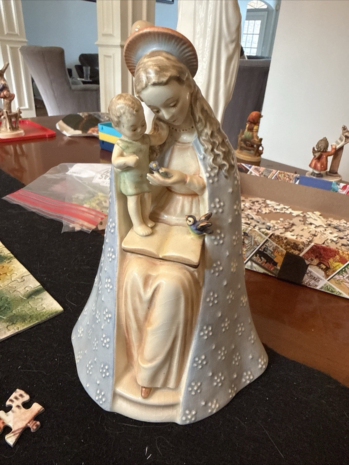 Hummel Goebel “Flower Madonna and Child” 10/1 TMRK 2 Full Bee Open Halo Figurine