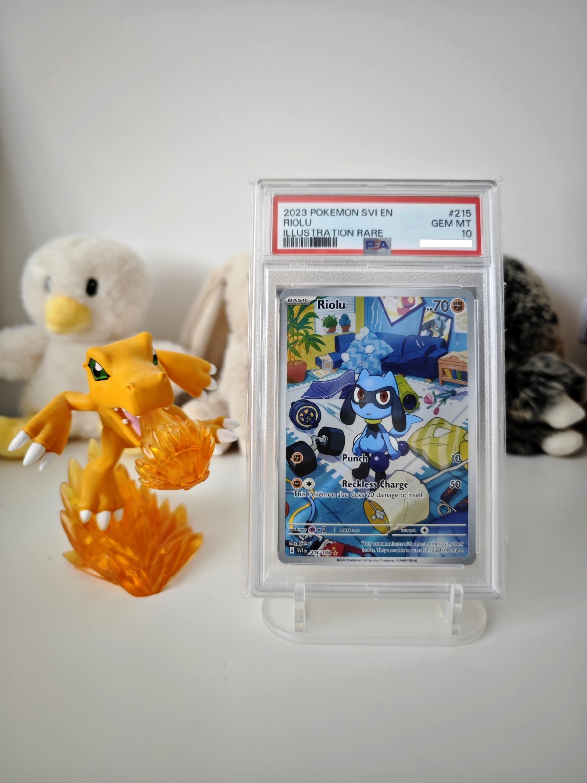 2023 POKEMON SV01:SCARLET VIOLET RIOLU 215/198 PSA 10 #215