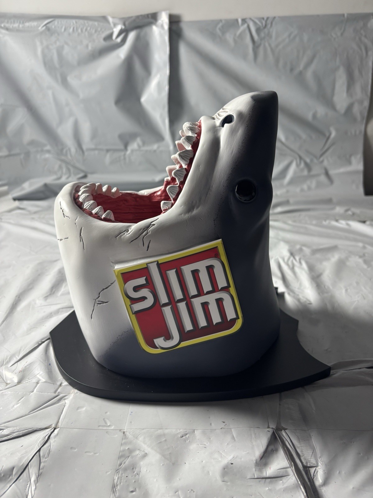 SLIM JIM Promotional Jaws Great White Shark Head Wall Mount Display New In Box