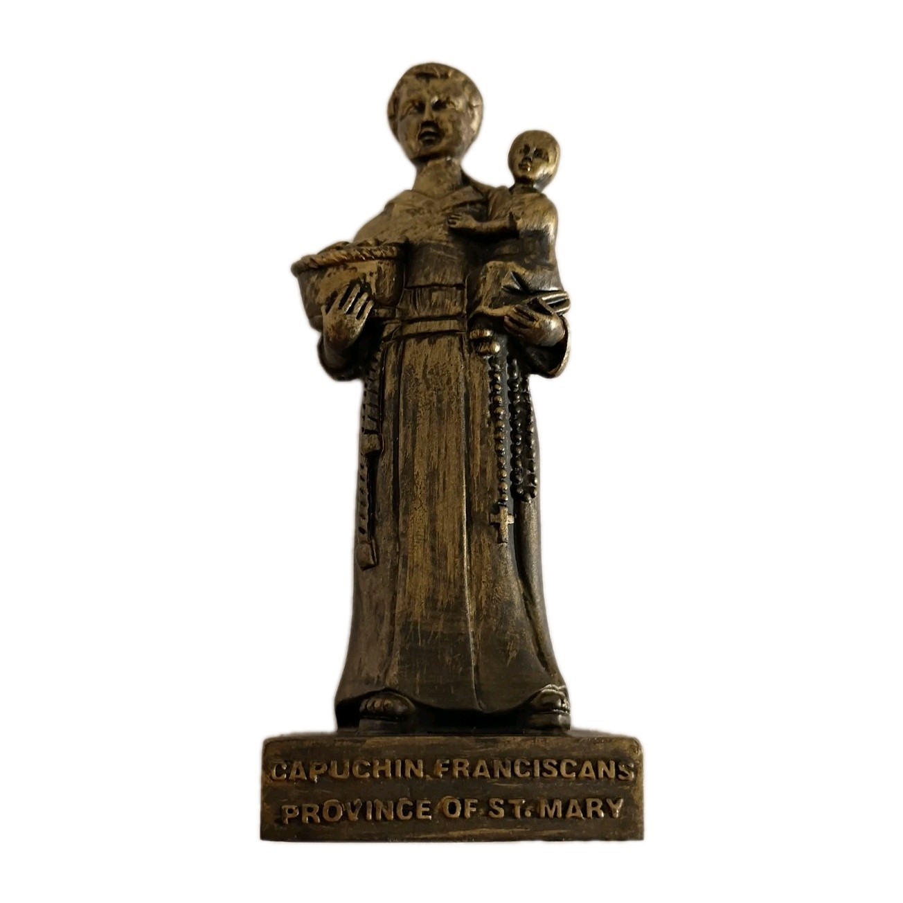 CAPUCHIN FRANCISCANS STATUE VINTAGE CHRISTIANITY PROVIDENCE ST MARY CATHOLIC 5\ CAPUCHIN FRANCISCANS STATUE VINTAGE CHRISTIANITY PROVIDENCE ST MARY CATHOLIC 5\