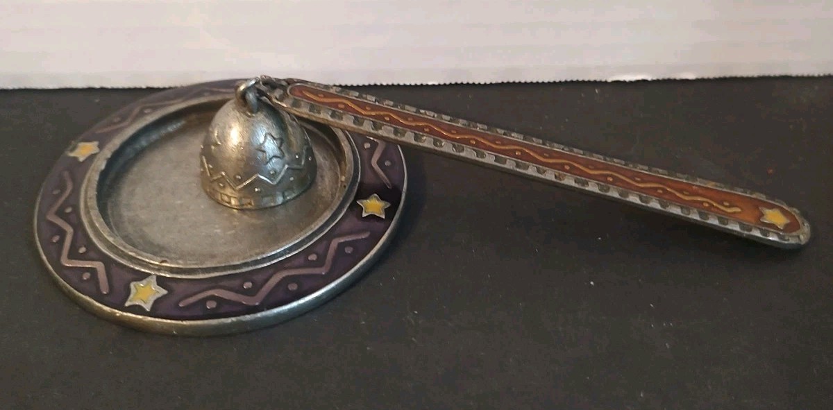 Danforth Fine Pewter Star Design Candle Snuffer 4 1/2\