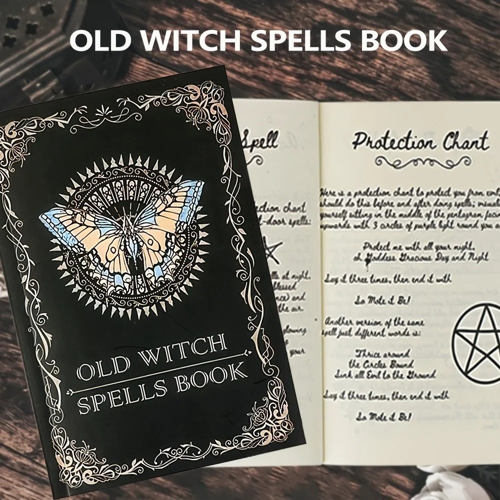 Old Witch Spells Book Essential Tool for Witches & Wizard Beginners pin
