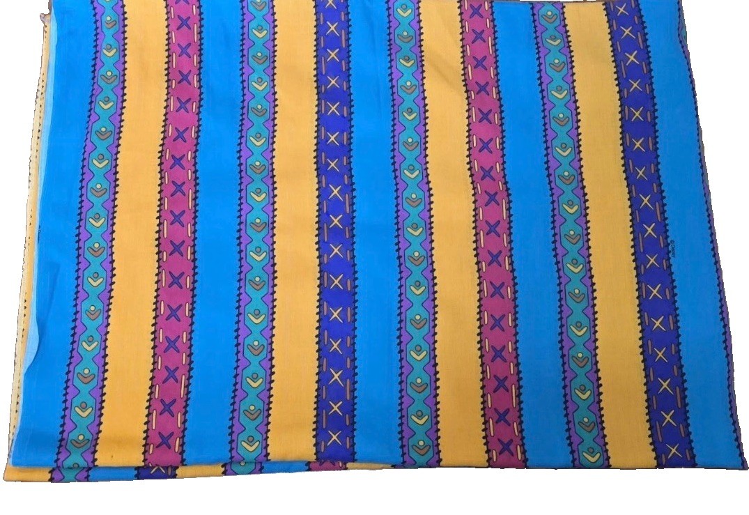 Vintage Disney Pocahontas Twin Flat Sheet Only- 1995 USA Cotton Blend